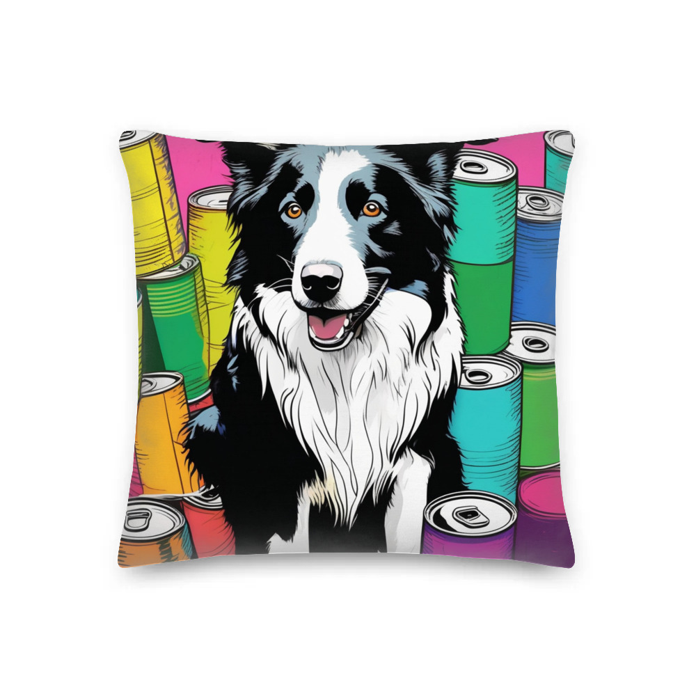 PugMug Custom Border Collie Premium Pillow