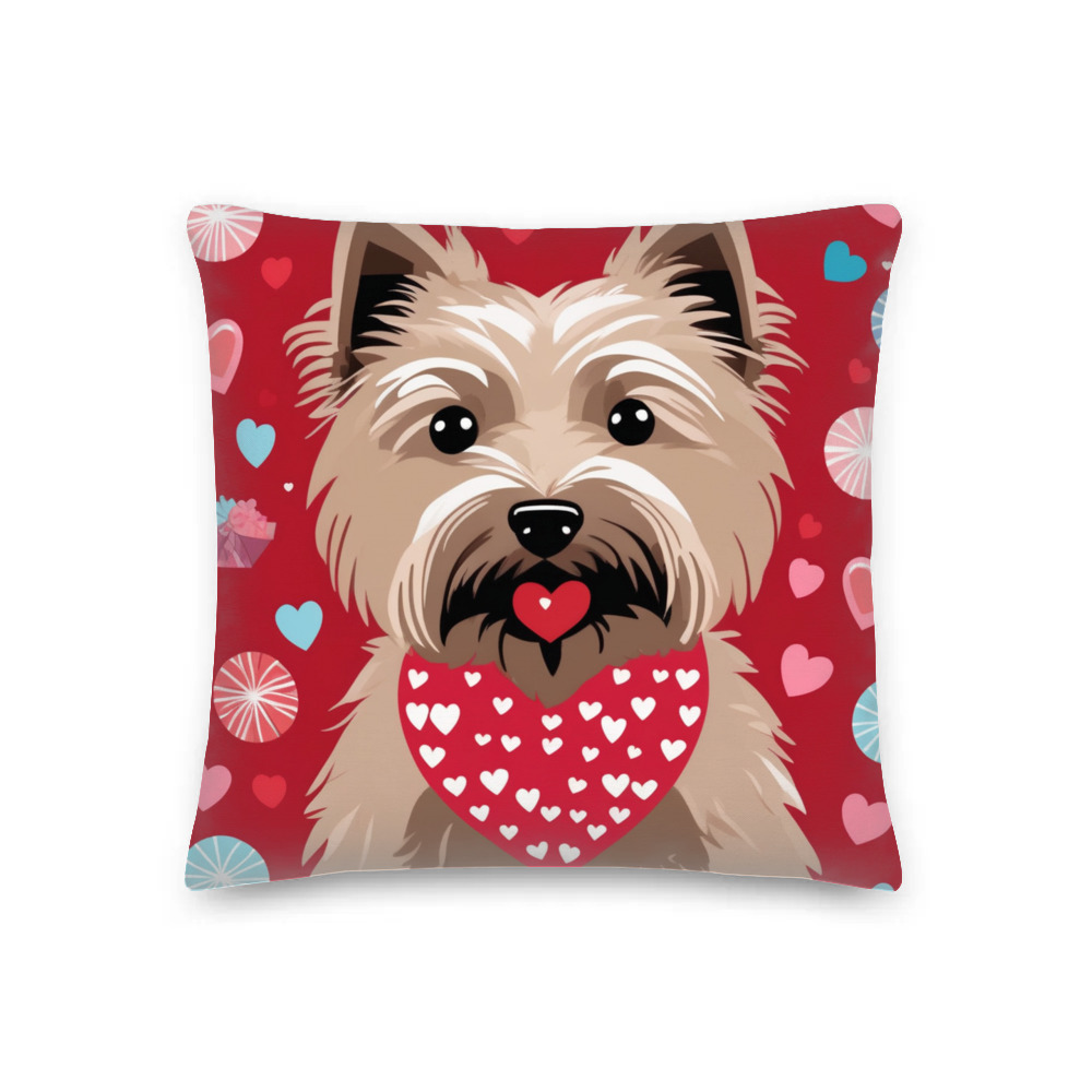 PugMug Custom Cairn Terrier Premium Pillow
