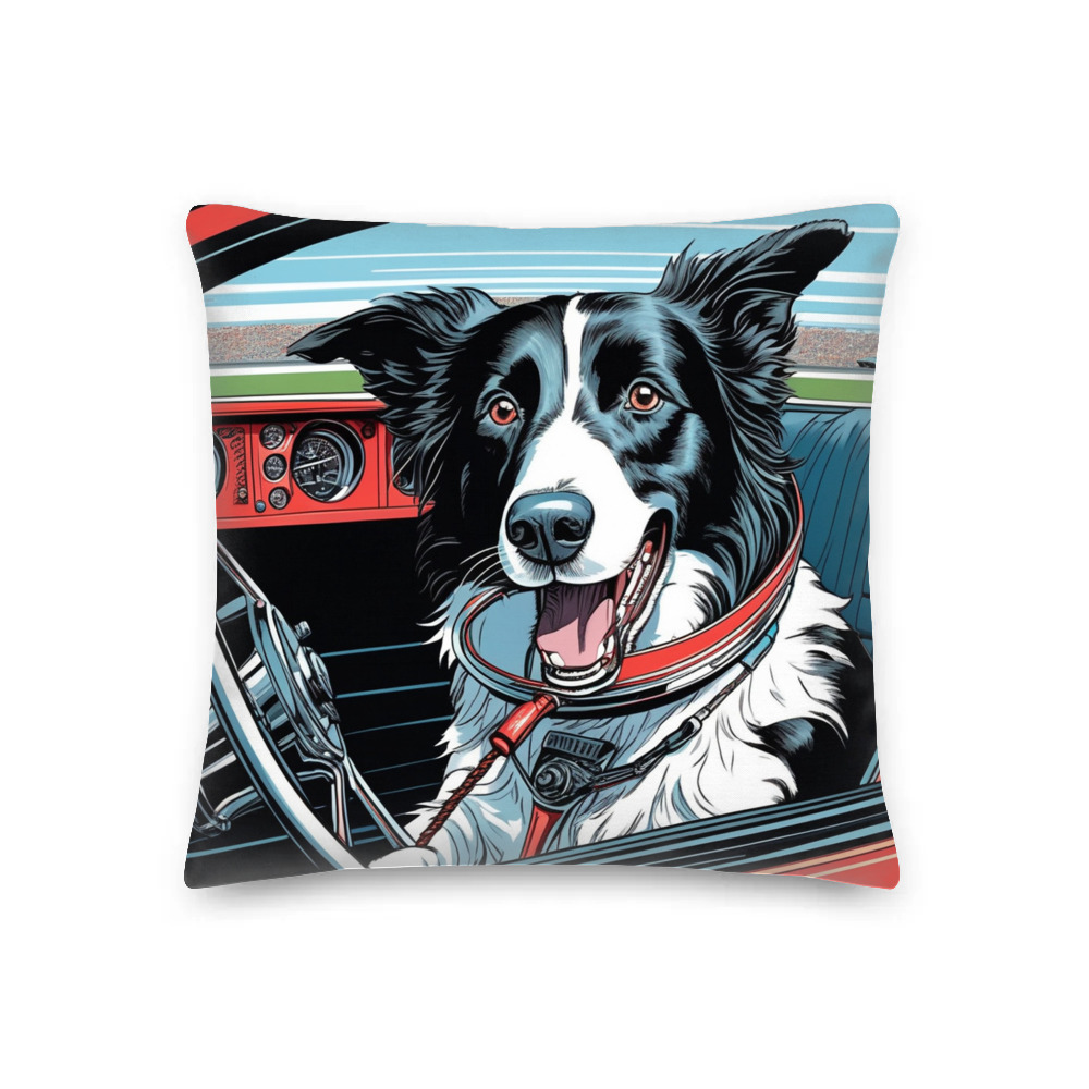 PugMug Custom Border Collie Premium Pillow