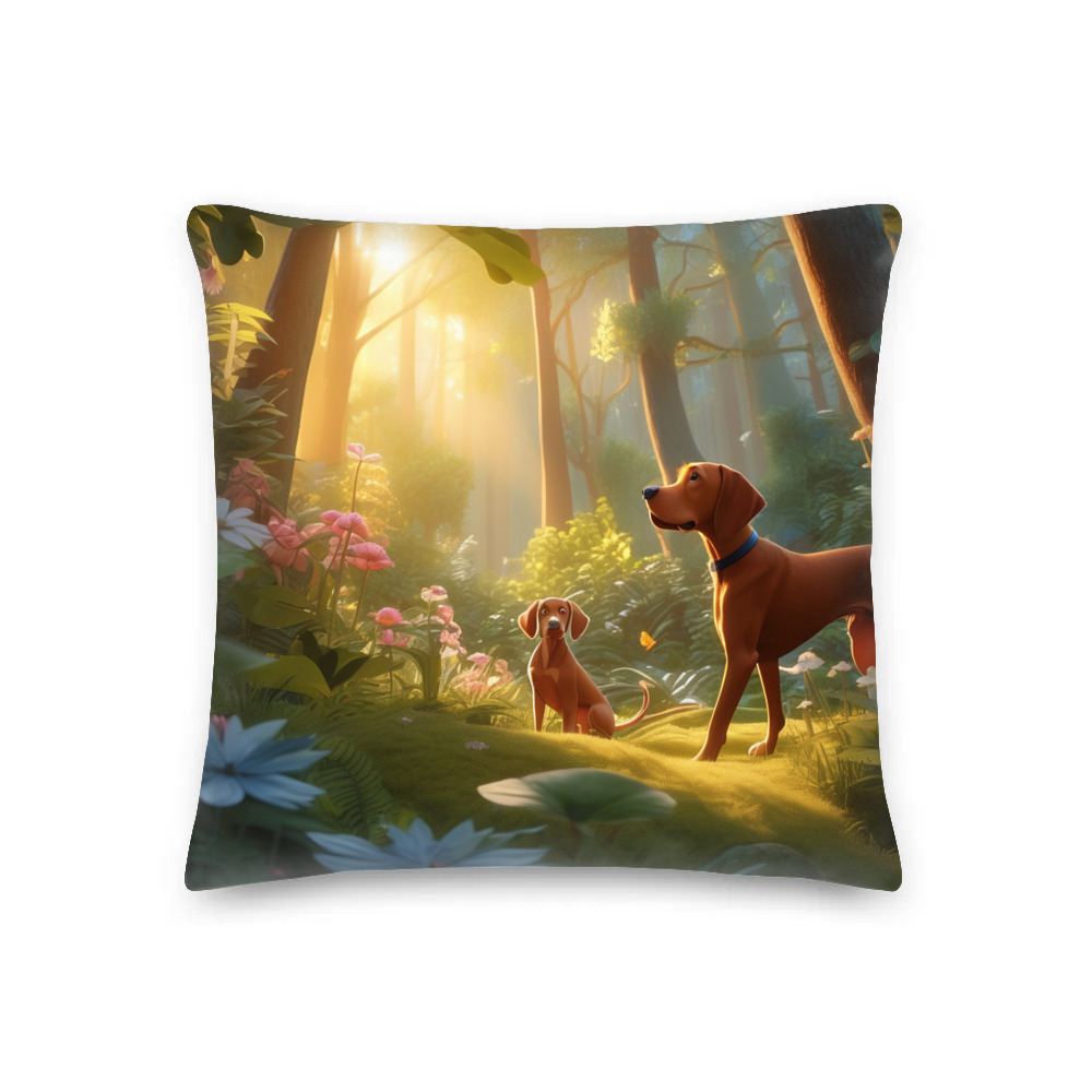 PugMug Custom Vizsla Premium Pillow