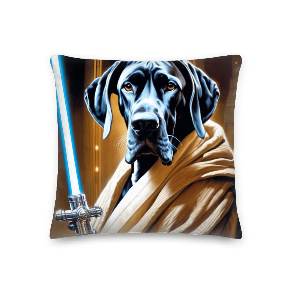 PugMug Custom Great Dane Premium Pillow