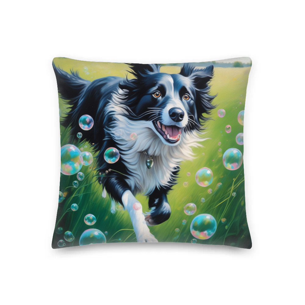 PugMug Custom Border Collie Premium Pillow