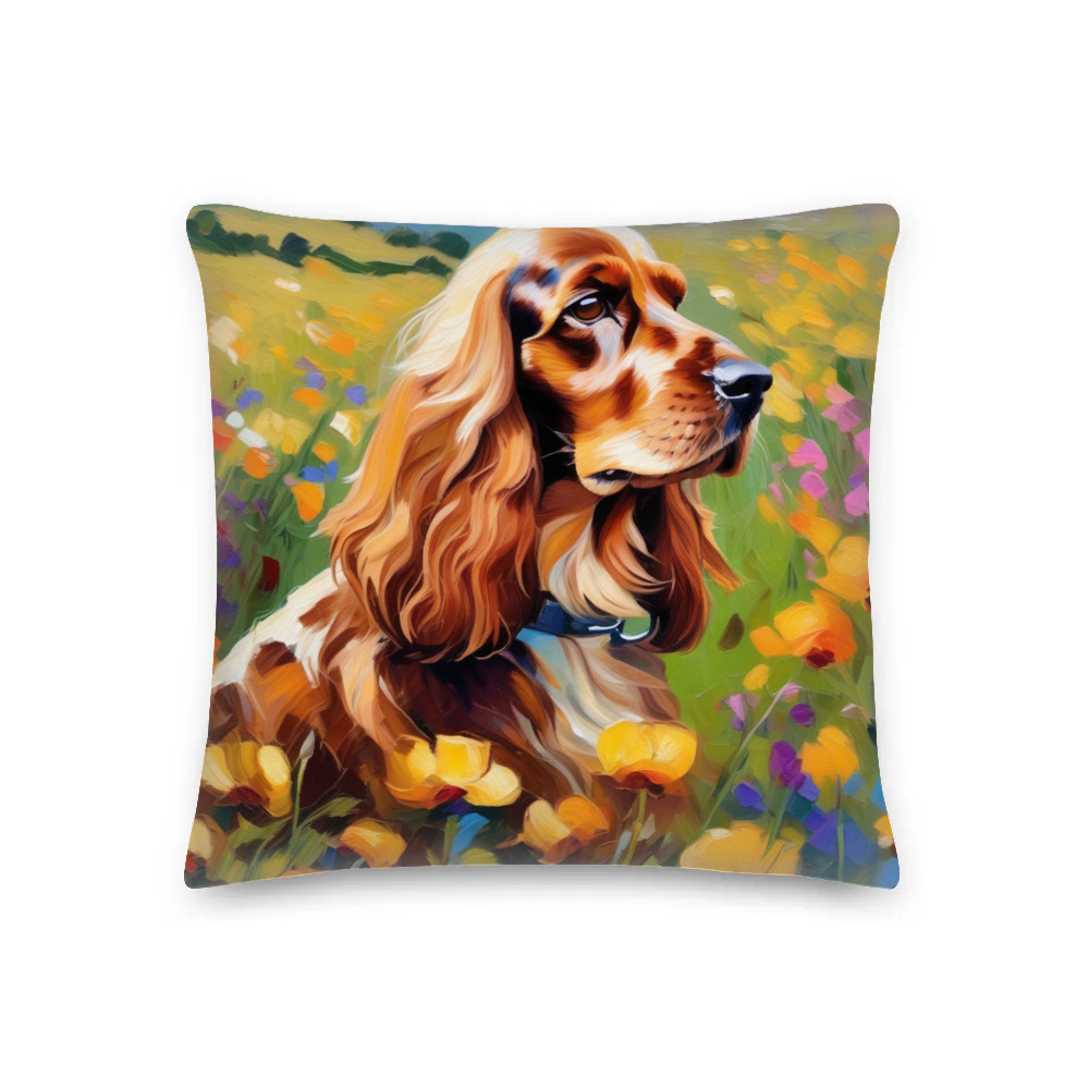 PugMug Custom English Cocker Spaniel Premium Pillow
