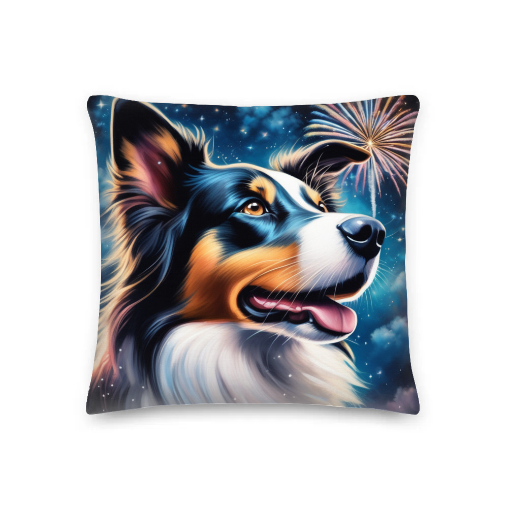 PugMug Custom Border Collie Premium Pillow