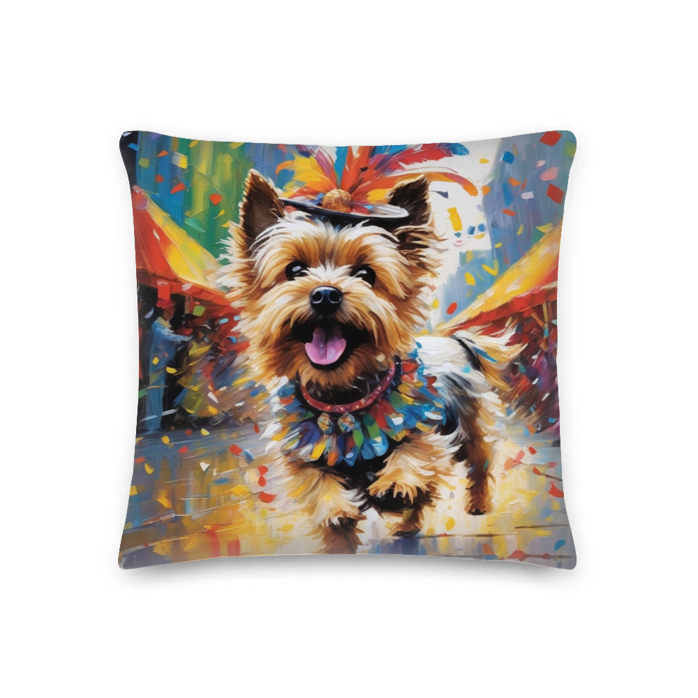 PugMug Custom Cairn Terrier Premium Pillow