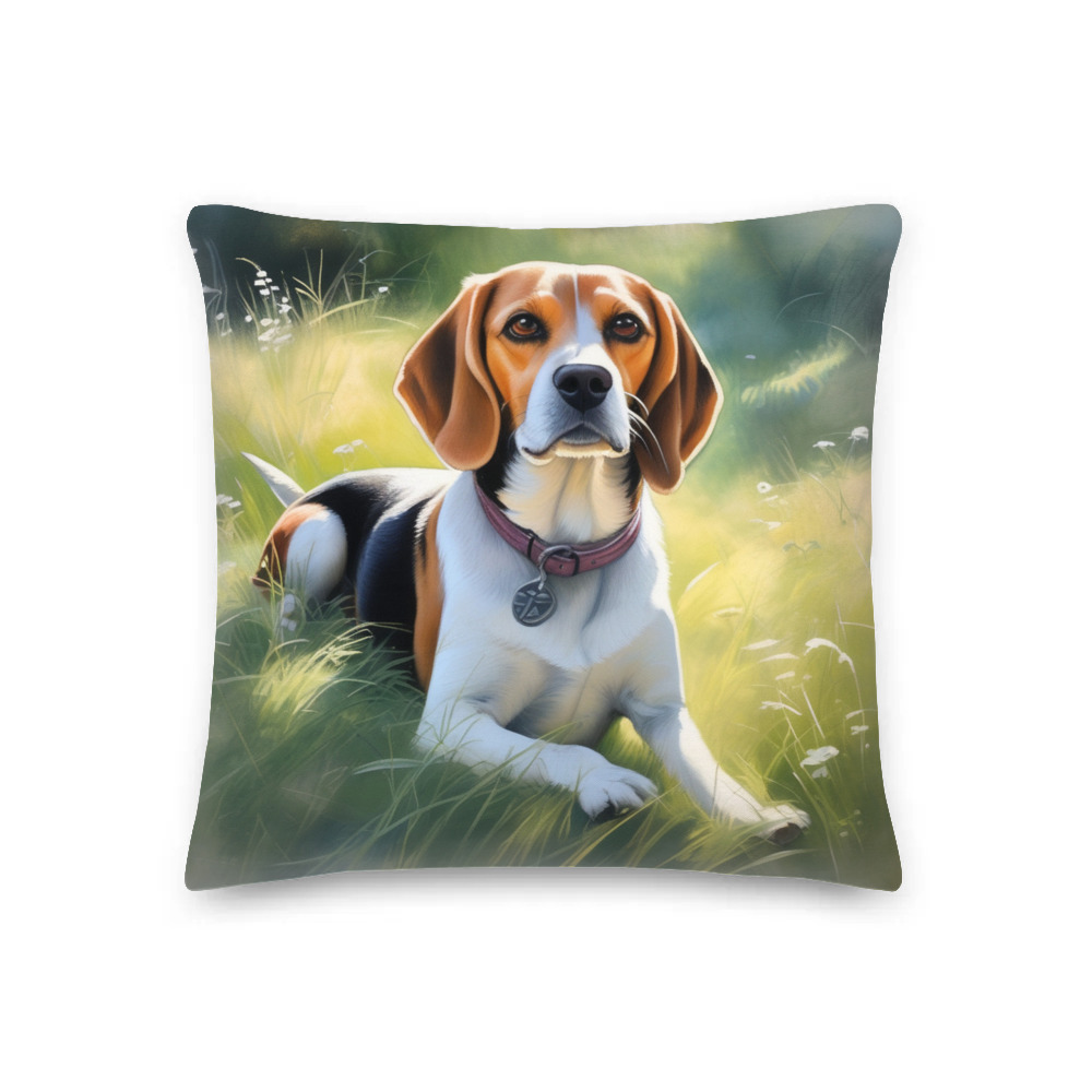 PugMug Custom Beagle Premium Pillow
