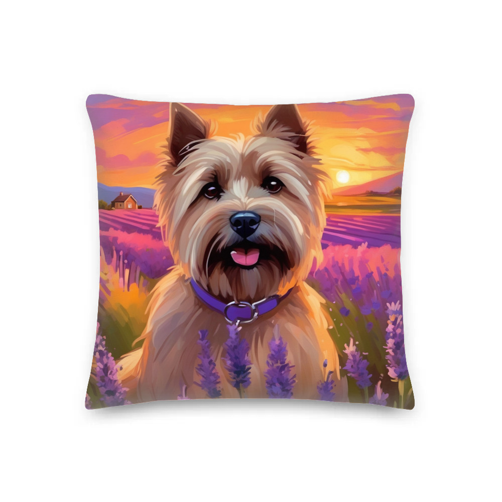 PugMug Custom Cairn Terrier Premium Pillow