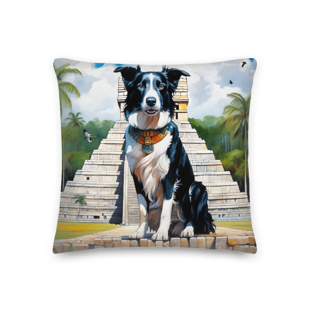 PugMug Custom Border Collie Premium Pillow