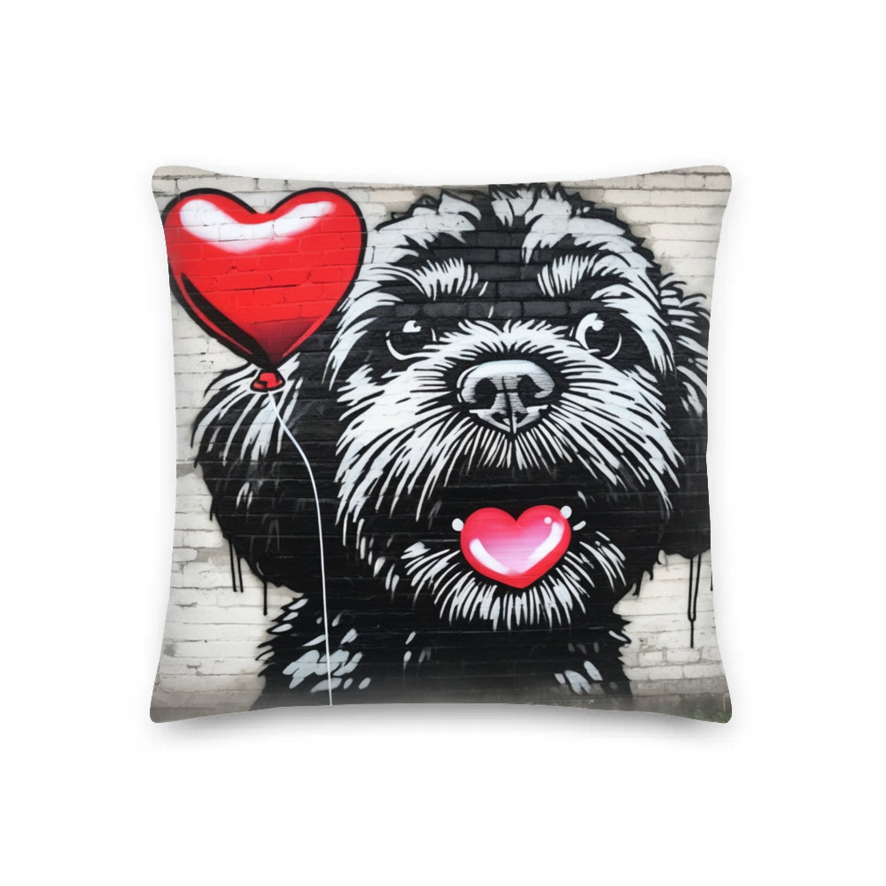 PugMug Custom Lily Premium Pillow
