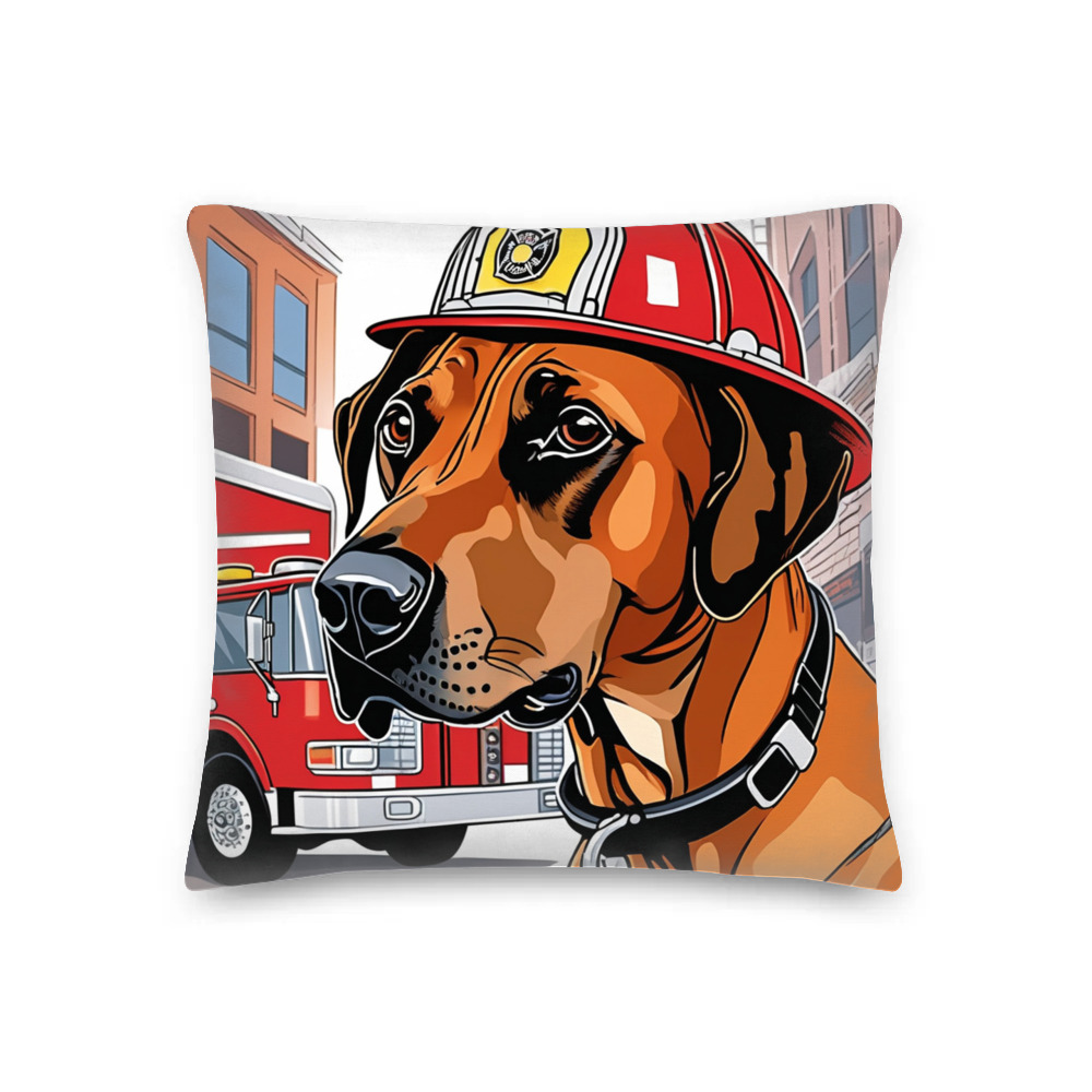 PugMug Custom Rhodesian Ridgeback Premium Pillow