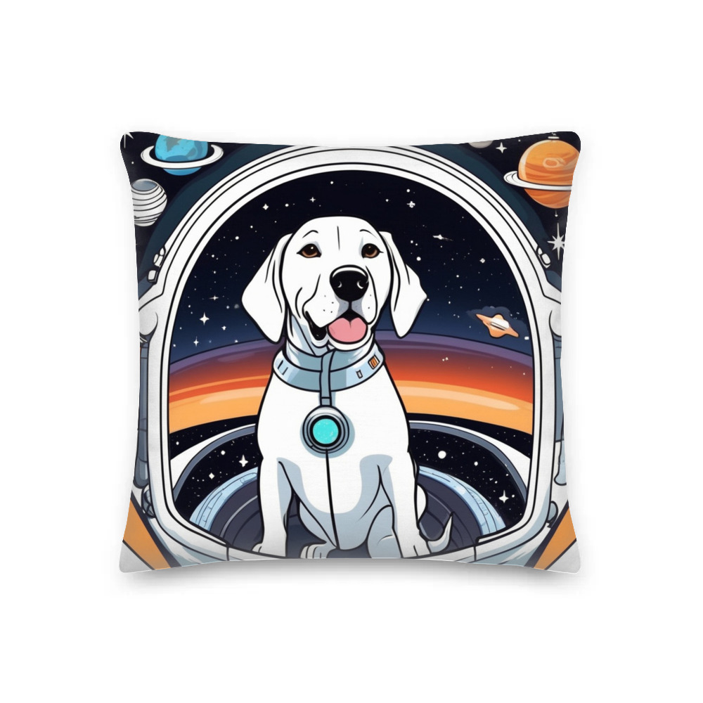 PugMug Custom Pointer Dog Premium Pillow