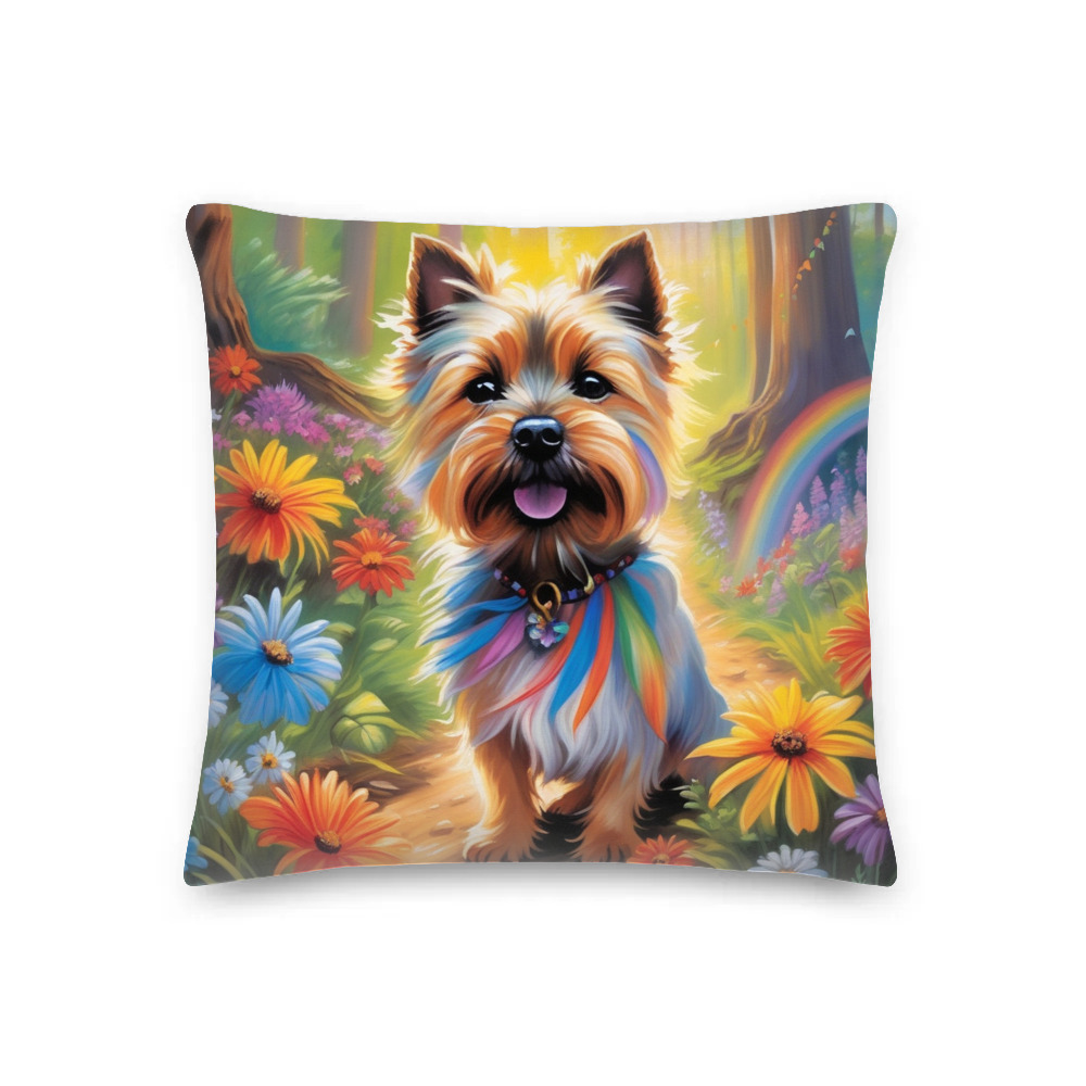 PugMug Custom Cairn Terrier Premium Pillow