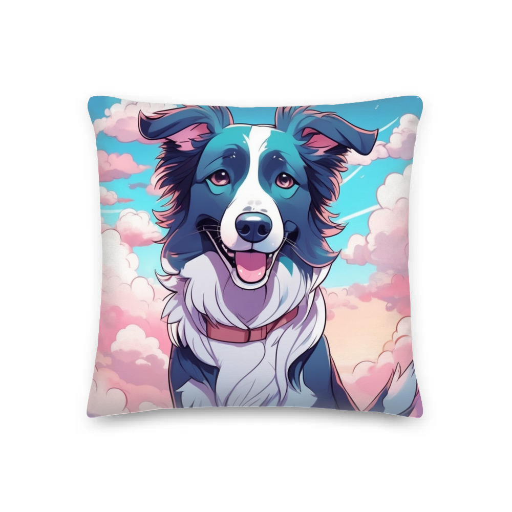 PugMug Custom Border Collie Premium Pillow