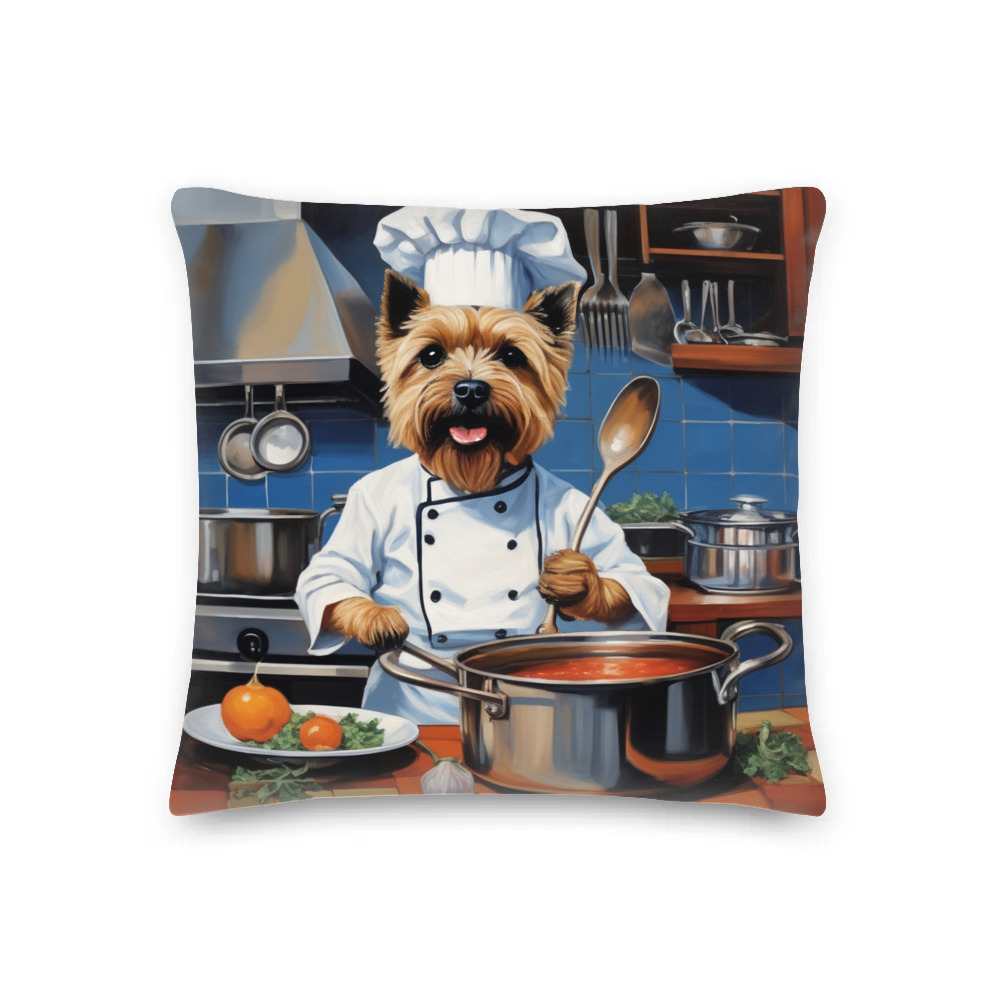 PugMug Custom Cairn Terrier Premium Pillow