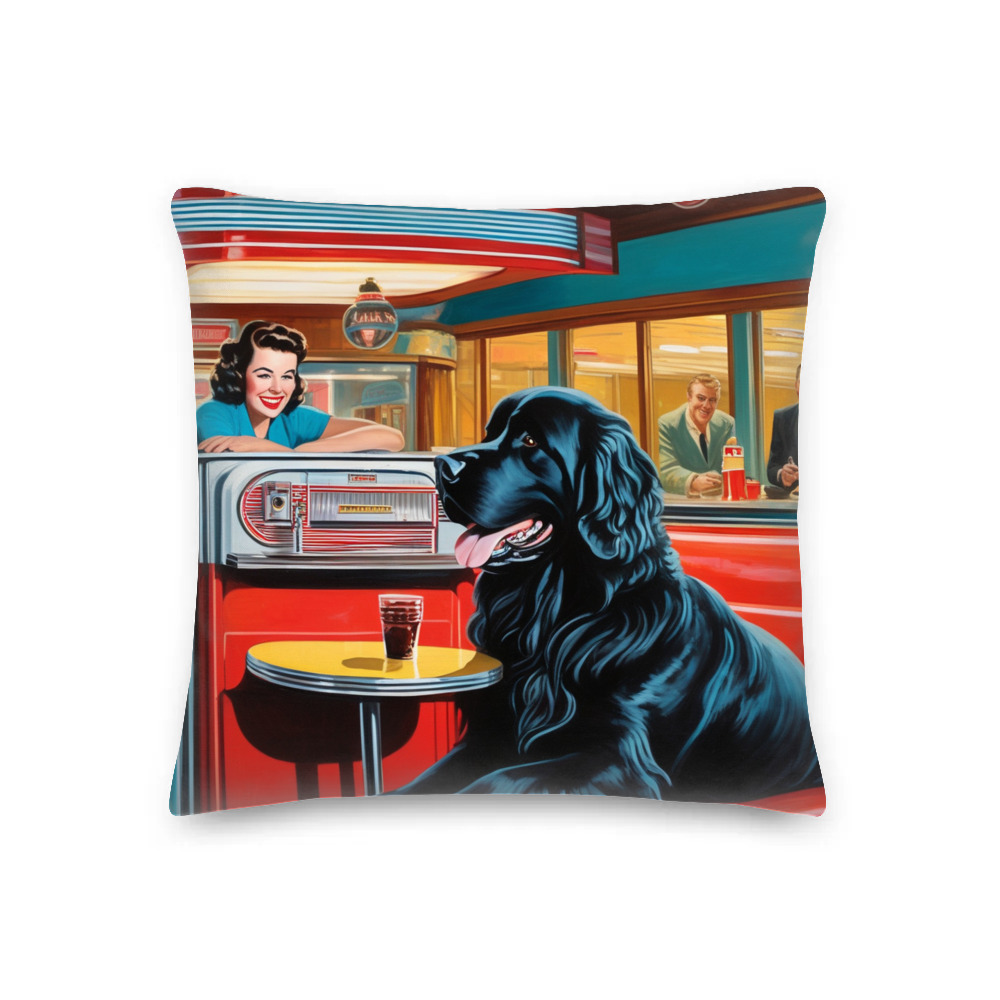 PugMug Custom Newfoundland Premium Pillow