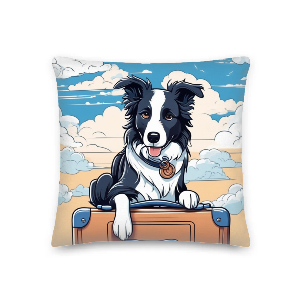 PugMug Custom Border Collie Premium Pillow