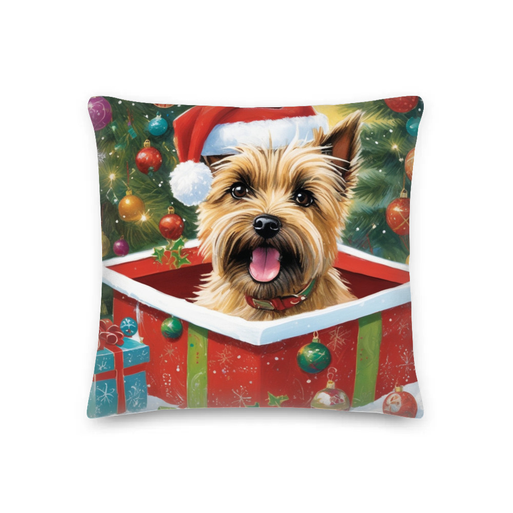 PugMug Custom Cairn Terrier Premium Pillow