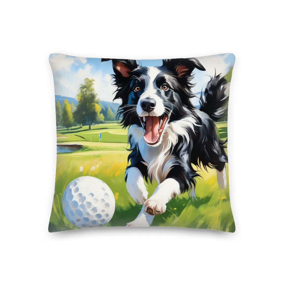 PugMug Custom Border Collie Premium Pillow