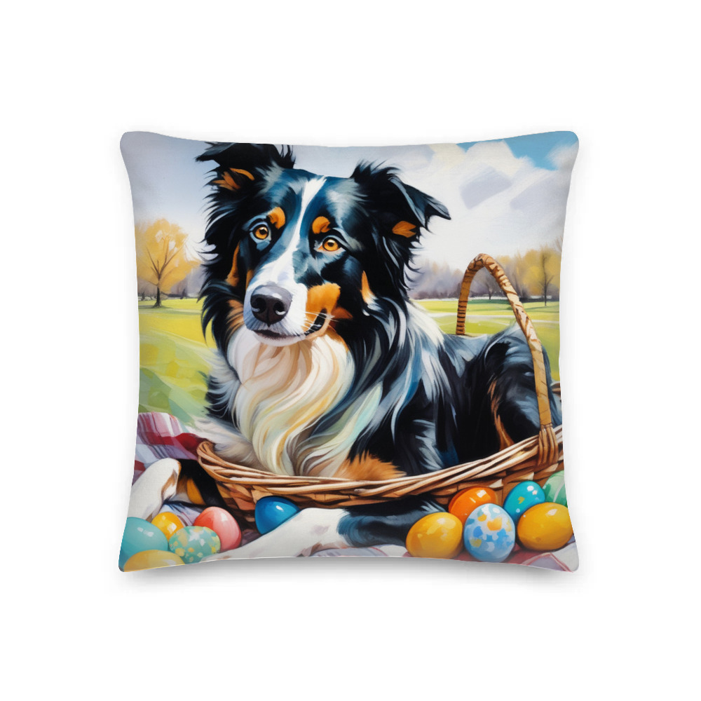 PugMug Custom Border Collie Premium Pillow