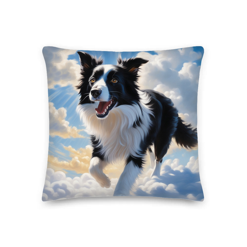 PugMug Custom Border Collie Premium Pillow
