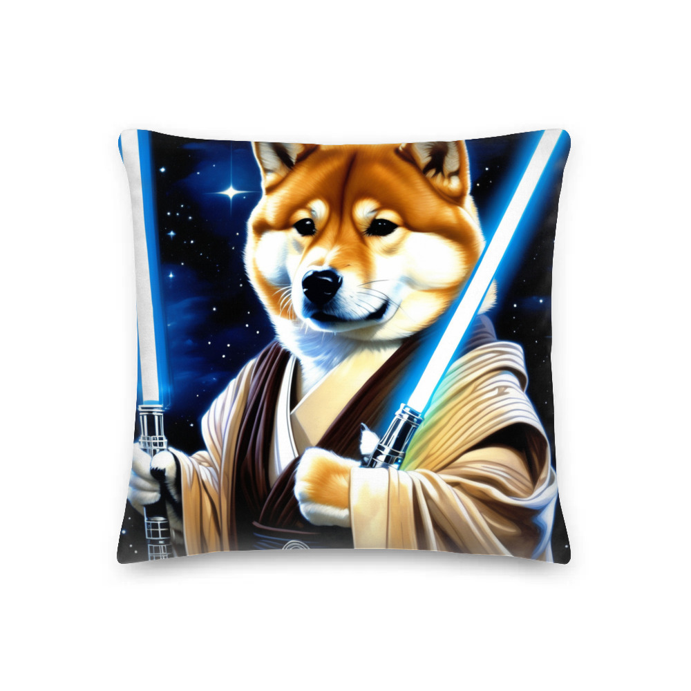 PugMug Custom Shiba Inu Premium Pillow