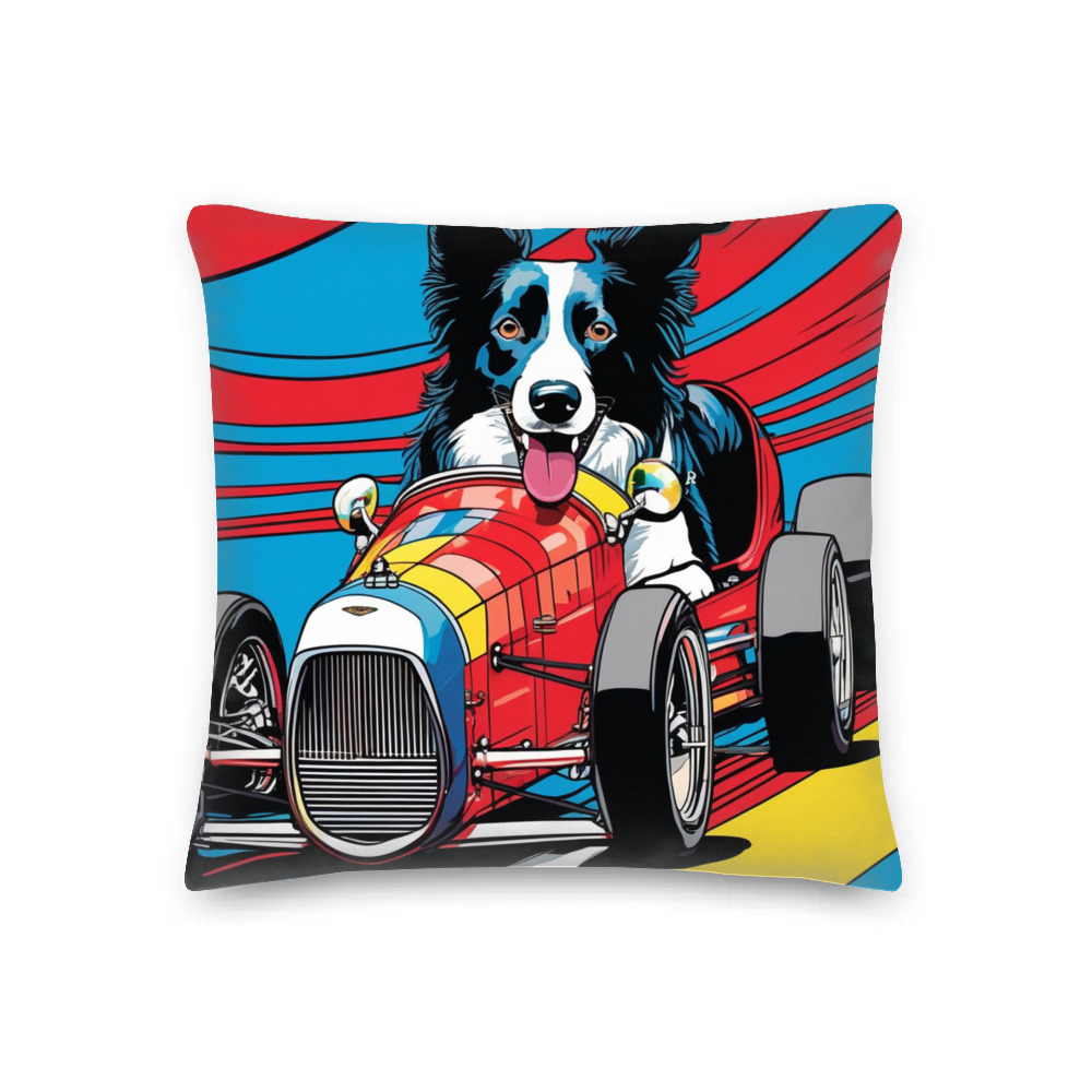 PugMug Custom Border Collie Premium Pillow
