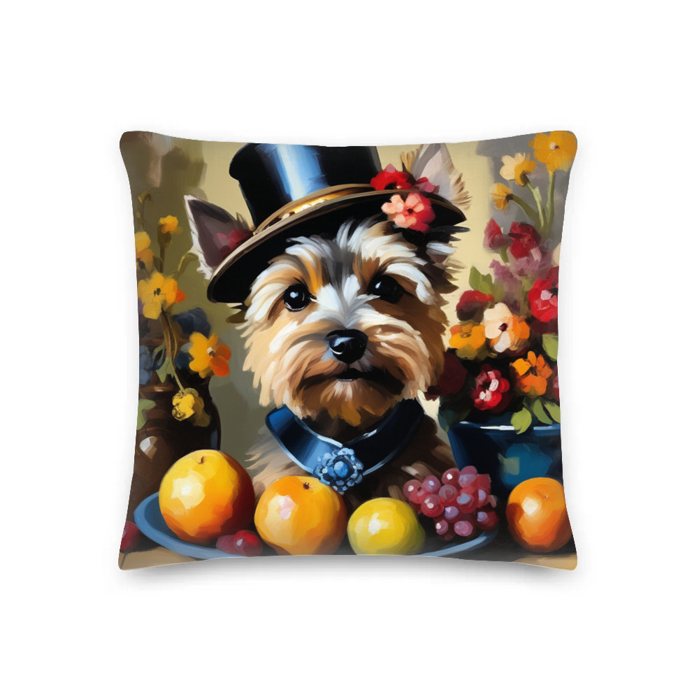 PugMug Custom Cairn Terrier Premium Pillow