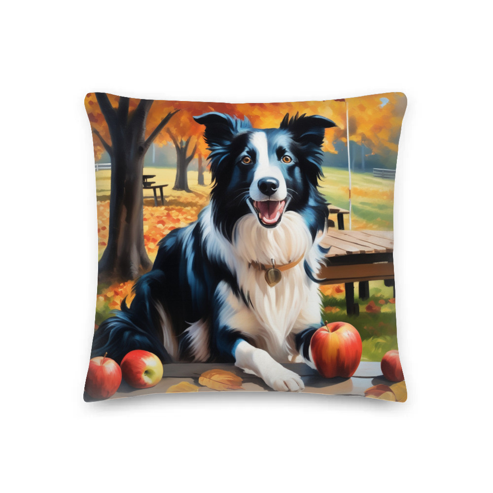 PugMug Custom Border Collie Premium Pillow