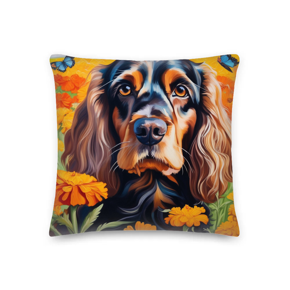 PugMug Custom Cocker Spaniel Premium Pillow