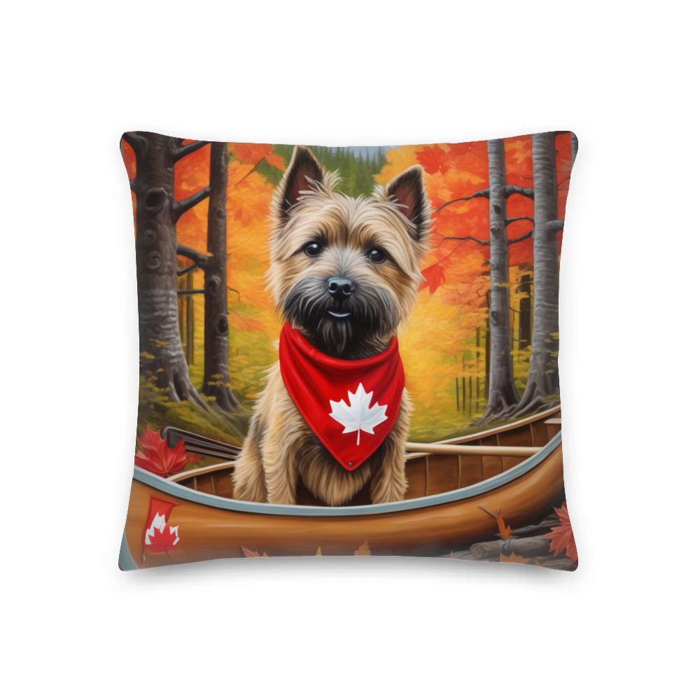 PugMug Custom Cairn Terrier Premium Pillow