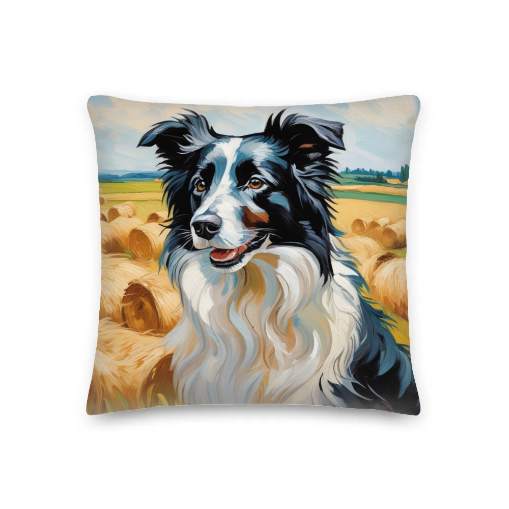 PugMug Custom Border Collie Premium Pillow
