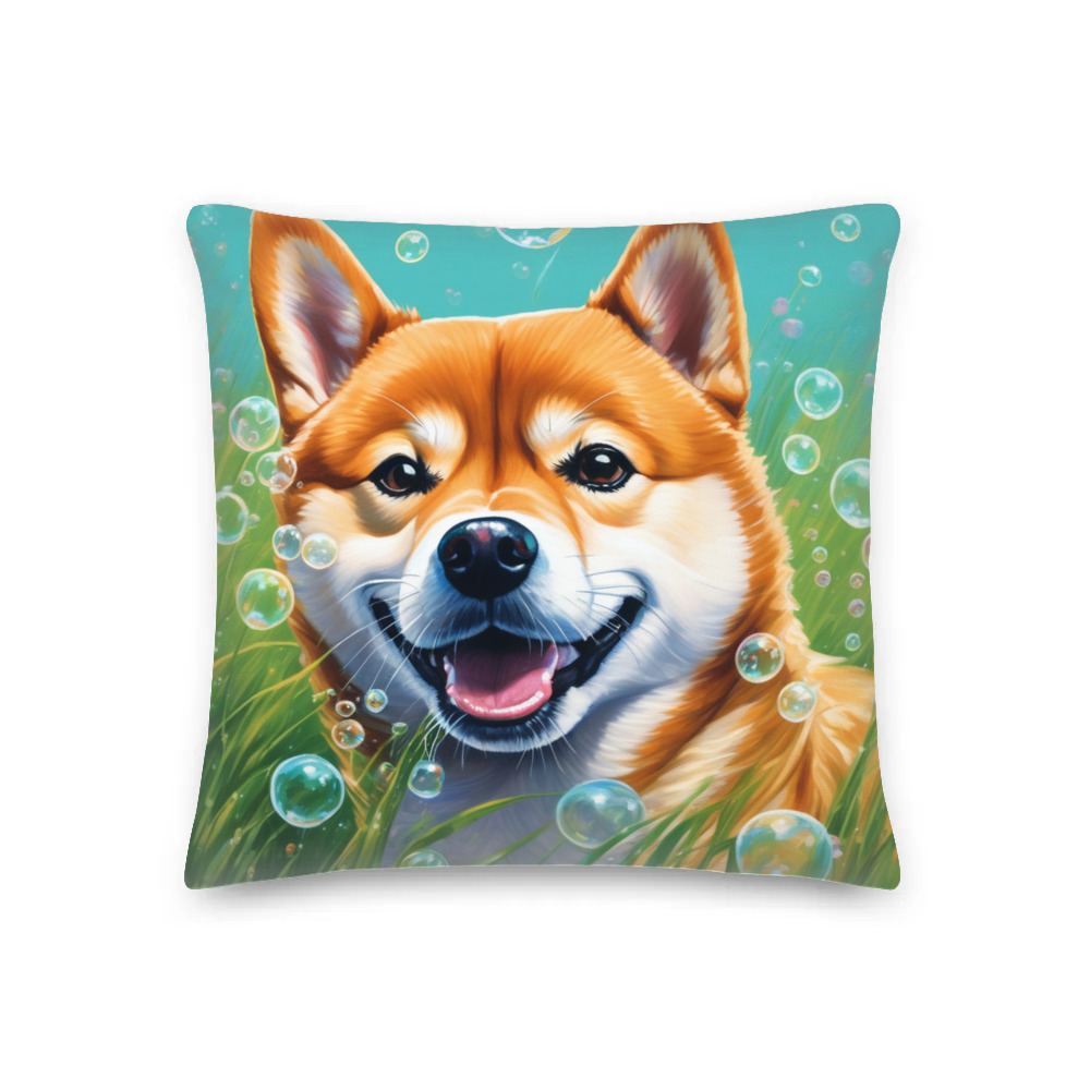 PugMug Custom Shiba Inu Premium Pillow