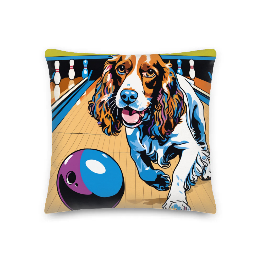 PugMug Custom English Cocker Spaniel Premium Pillow