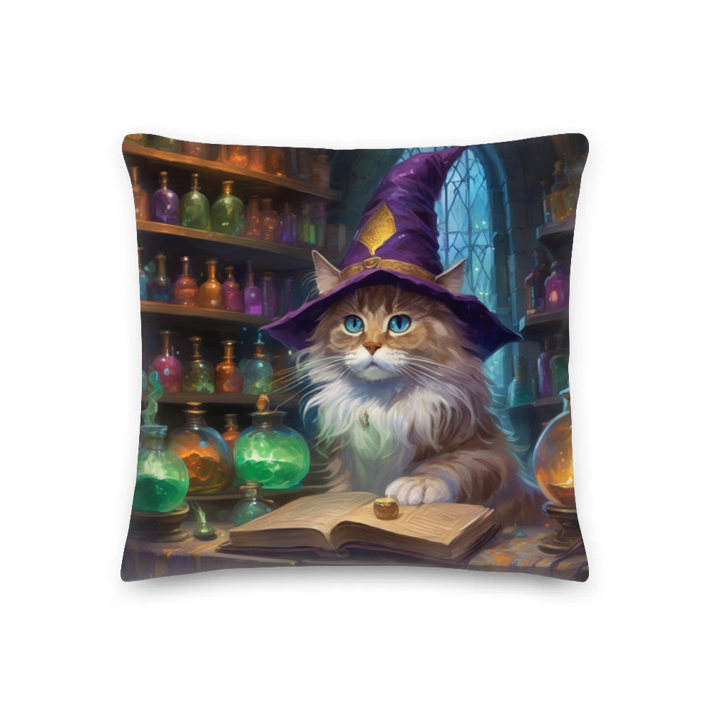 PugMug Custom Tabby Ragdoll Cat Premium Pillow