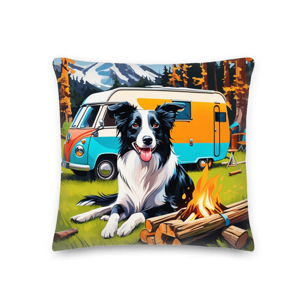 PugMug Custom Border Collie Premium Pillow
