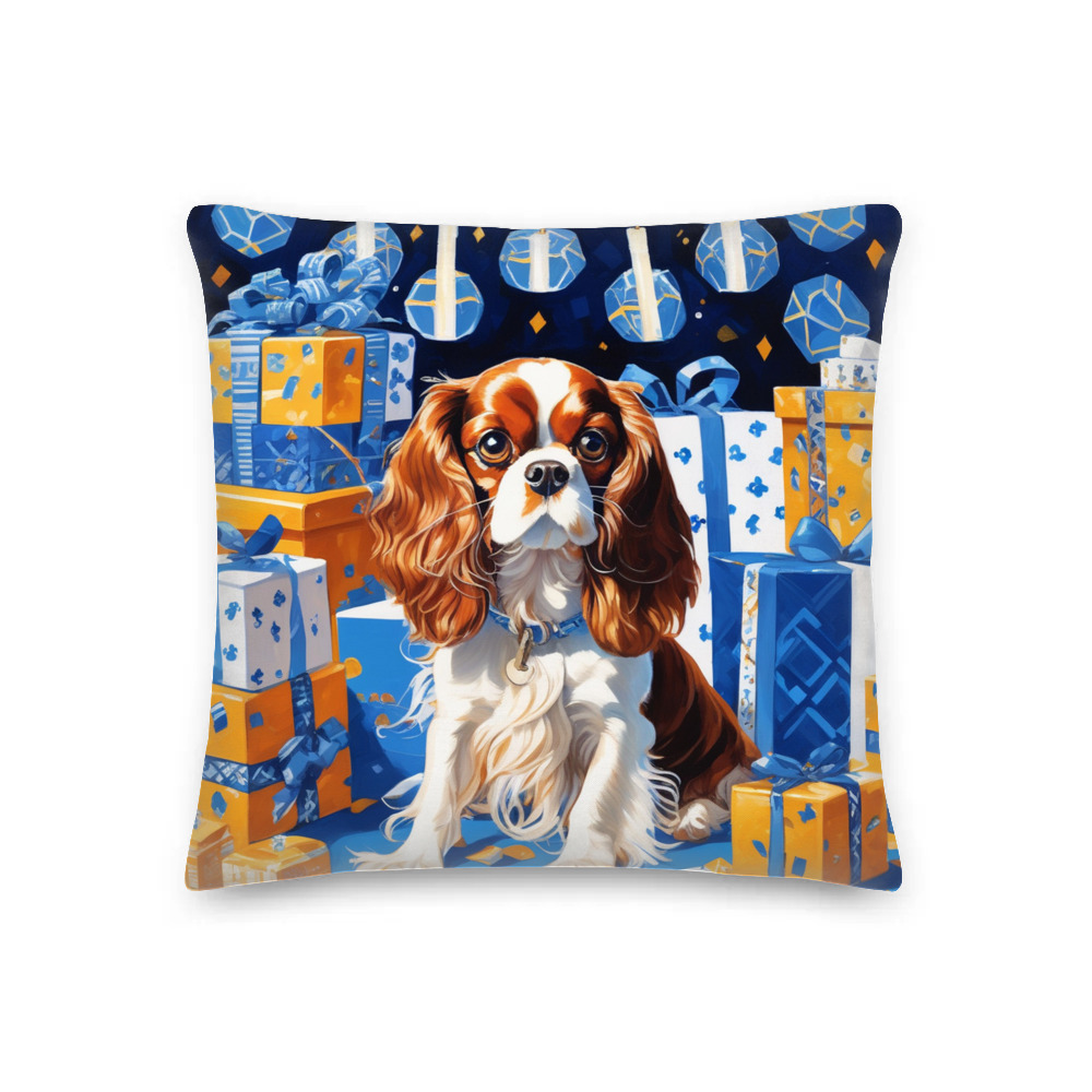 PugMug Custom Cavalier King Charles Spaniel Premium Pillow