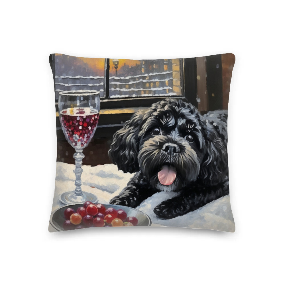 PugMug Custom Lily Premium Pillow