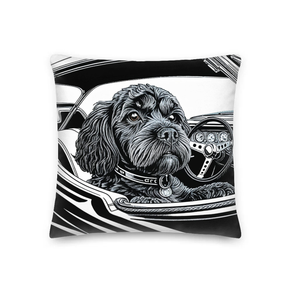 PugMug Custom Lily Premium Pillow