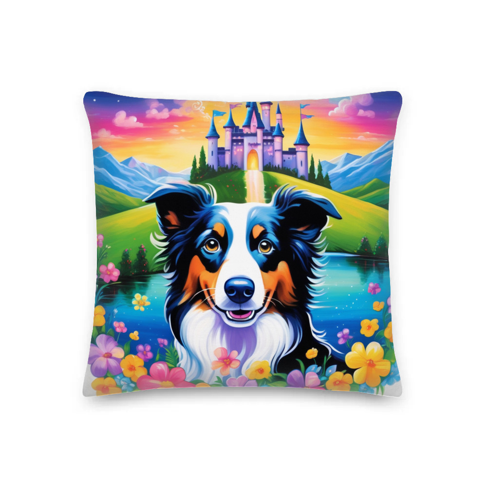 PugMug Custom Border Collie Premium Pillow