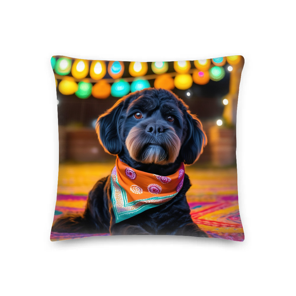 PugMug Custom Lily Premium Pillow