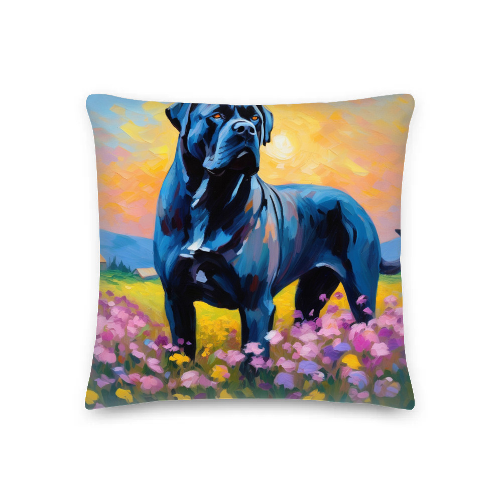PugMug Custom Cane Corso Premium Pillow