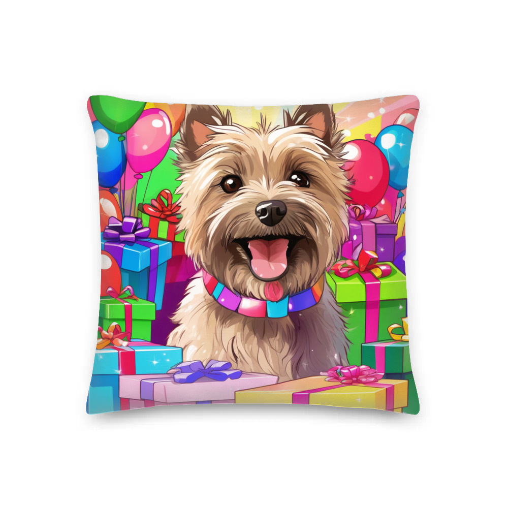 PugMug Custom Cairn Terrier Premium Pillow