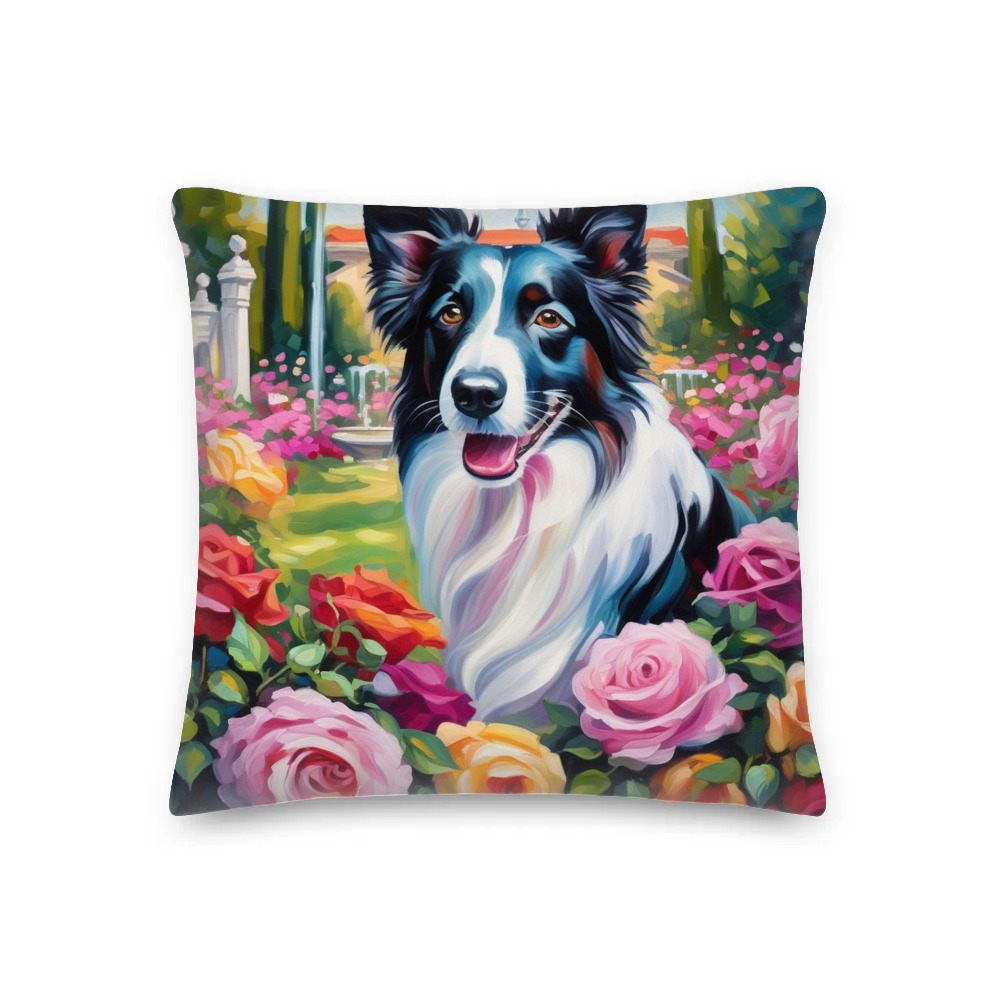 PugMug Custom Border Collie Premium Pillow