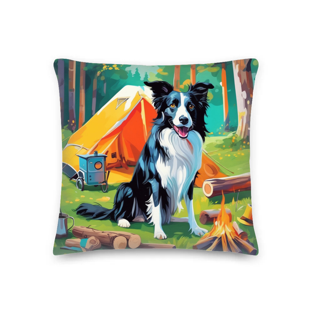 PugMug Custom Border Collie Premium Pillow