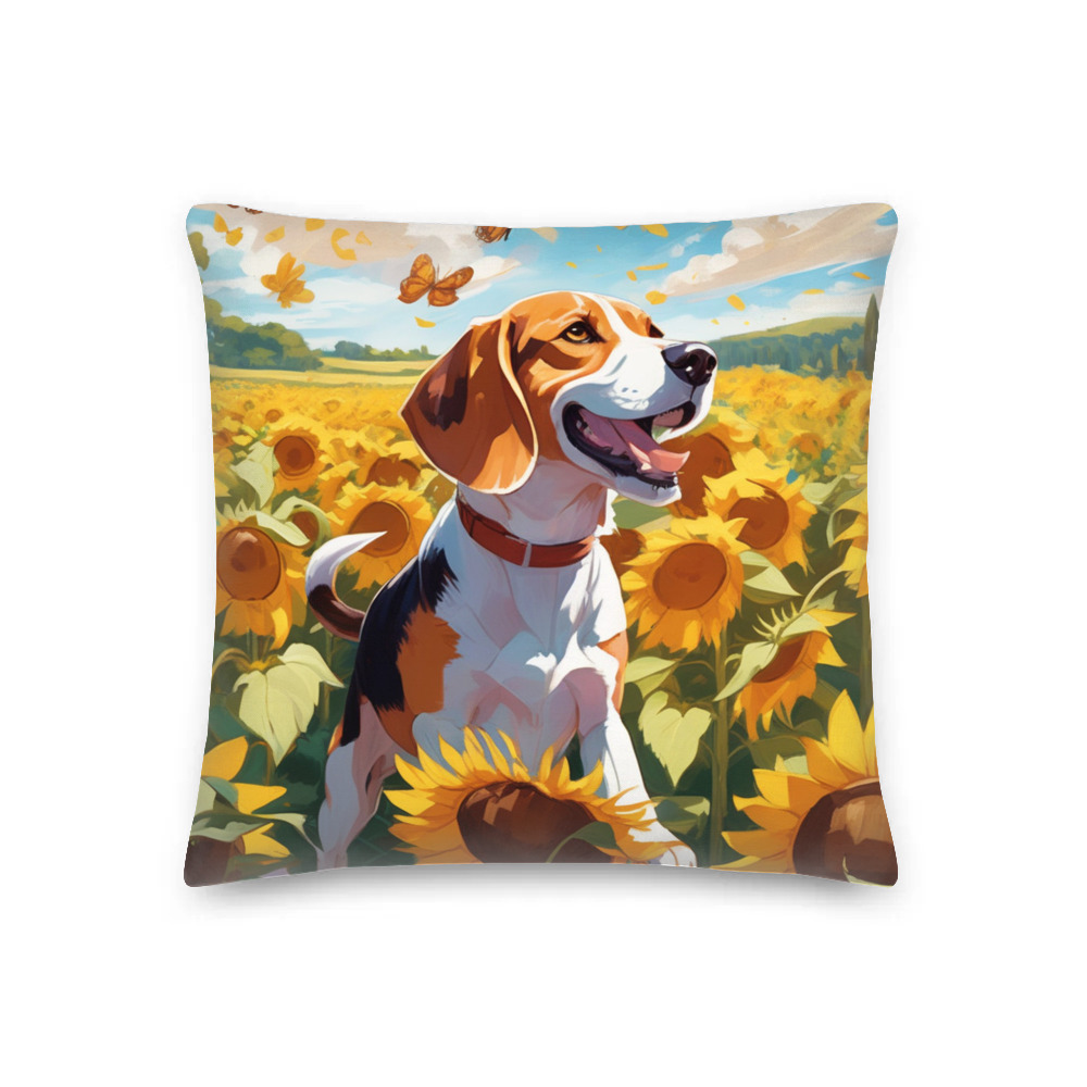 PugMug Custom Beagle Premium Pillow