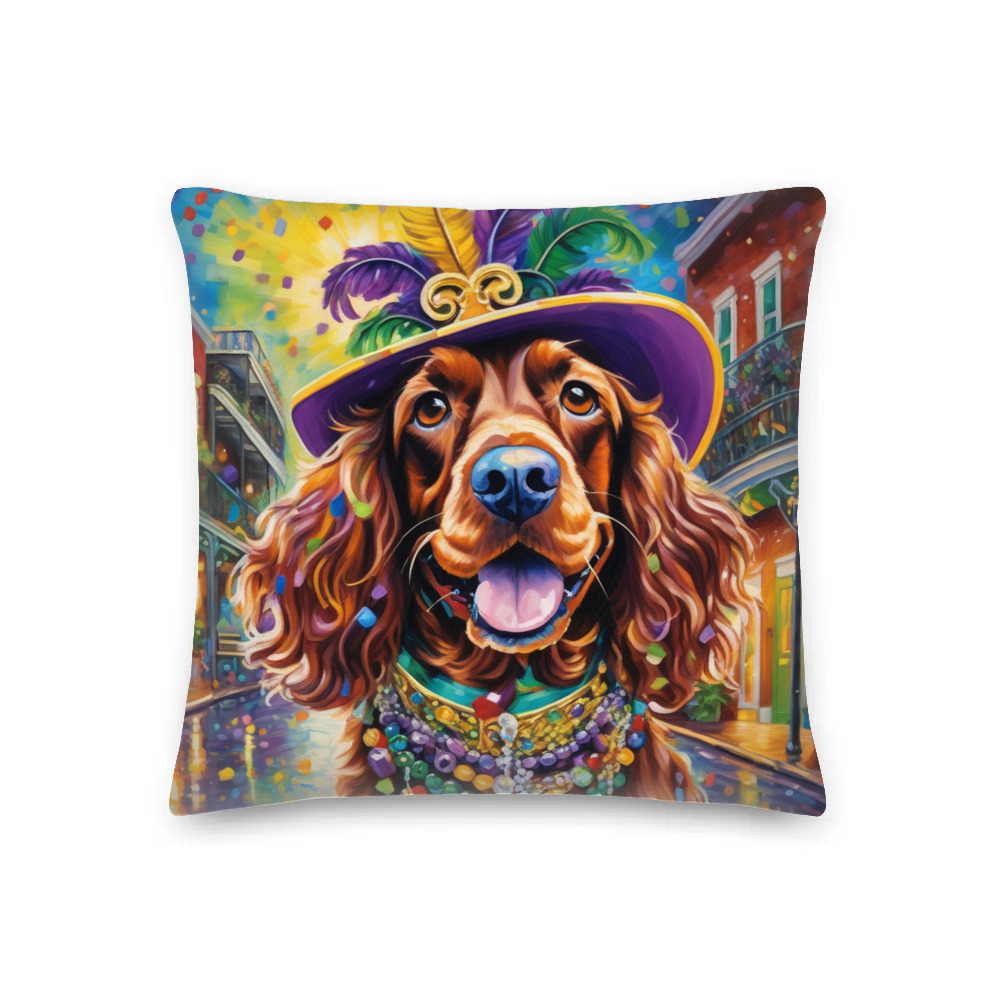 PugMug Custom Cocker Spaniel Premium Pillow