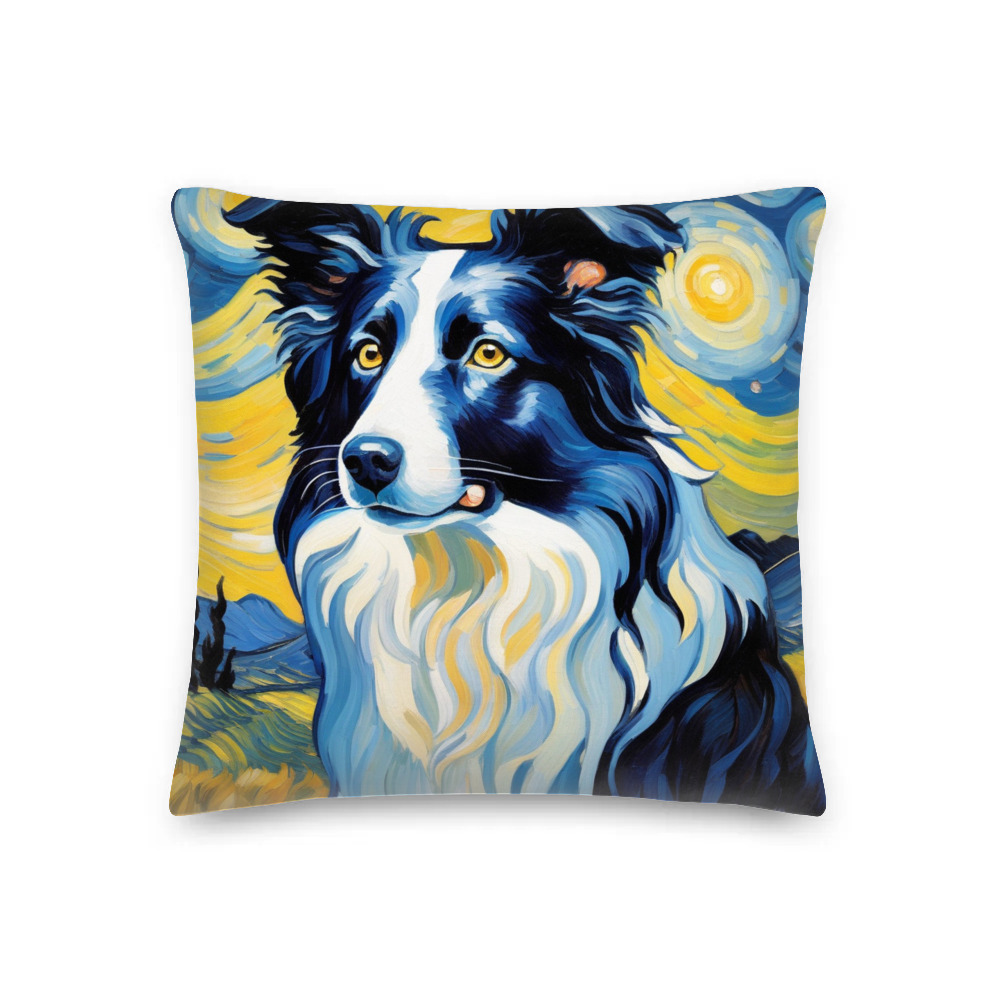 PugMug Custom Border Collie Premium Pillow