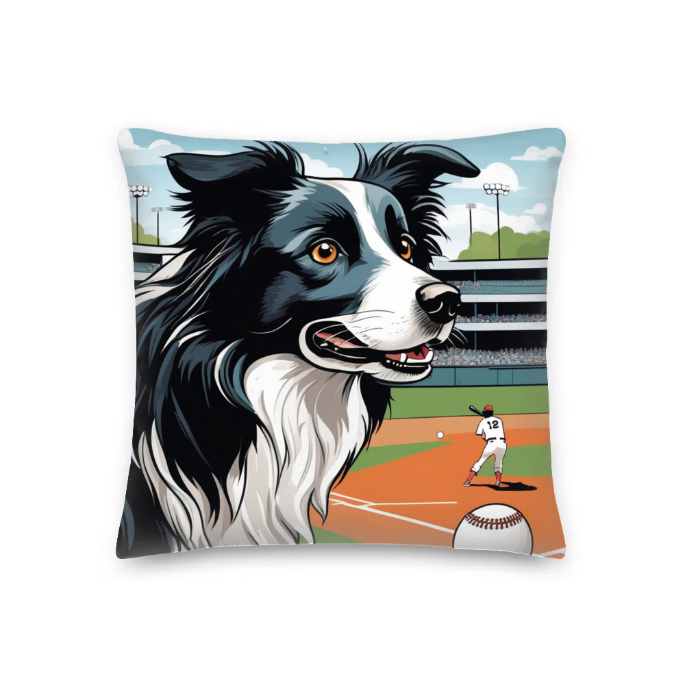 PugMug Custom Border Collie Premium Pillow