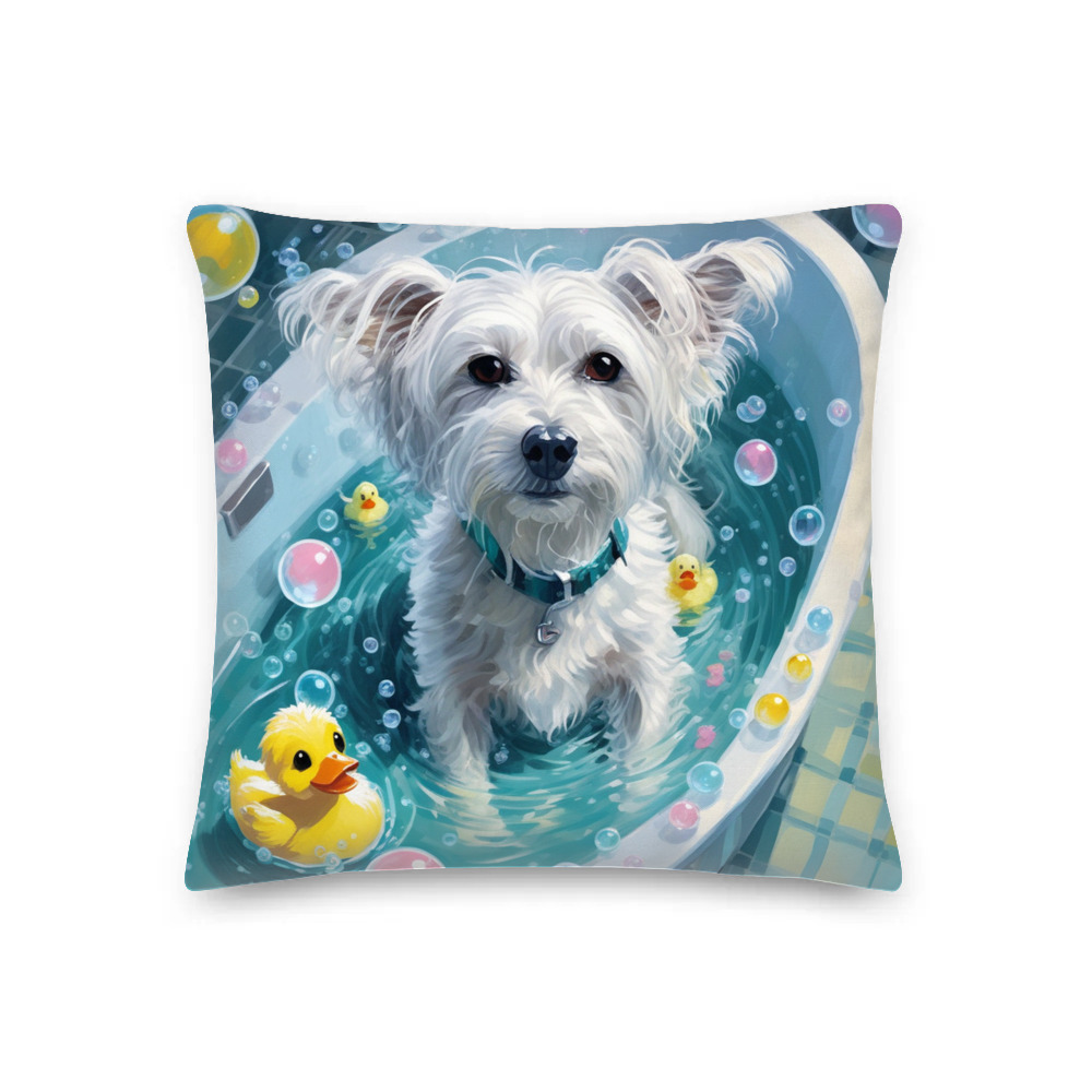 PugMug Custom Leo Premium Pillow