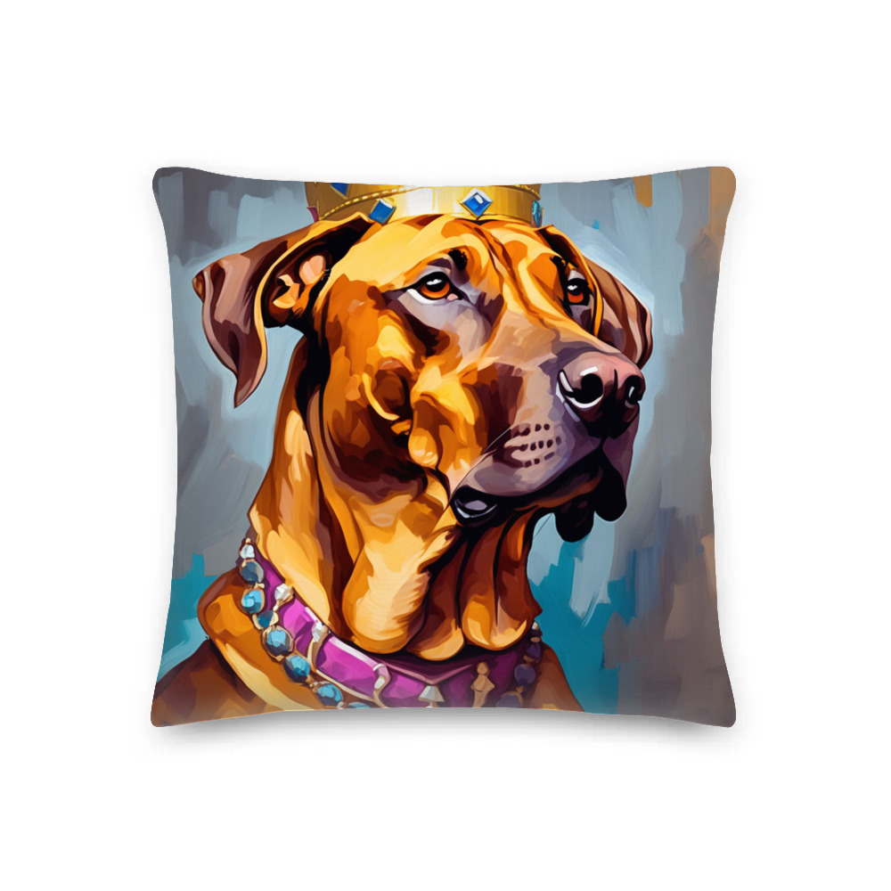 PugMug Custom Rhodesian Ridgeback Premium Pillow